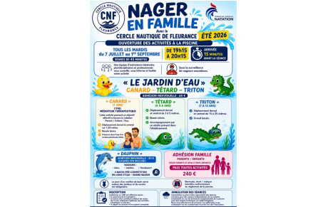 Nager en famille Été 2026