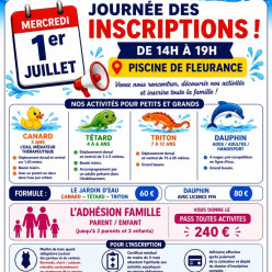 Journée Inscriptions "Nager en Famille"